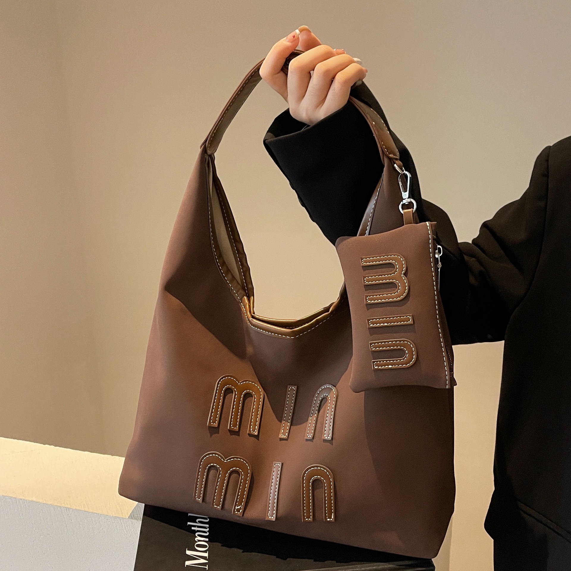 Free Shipping Vintage Suede Underarm Bag - Designer Retro Crossbody Purse for Women, 2025 Chic Shoulder Bag