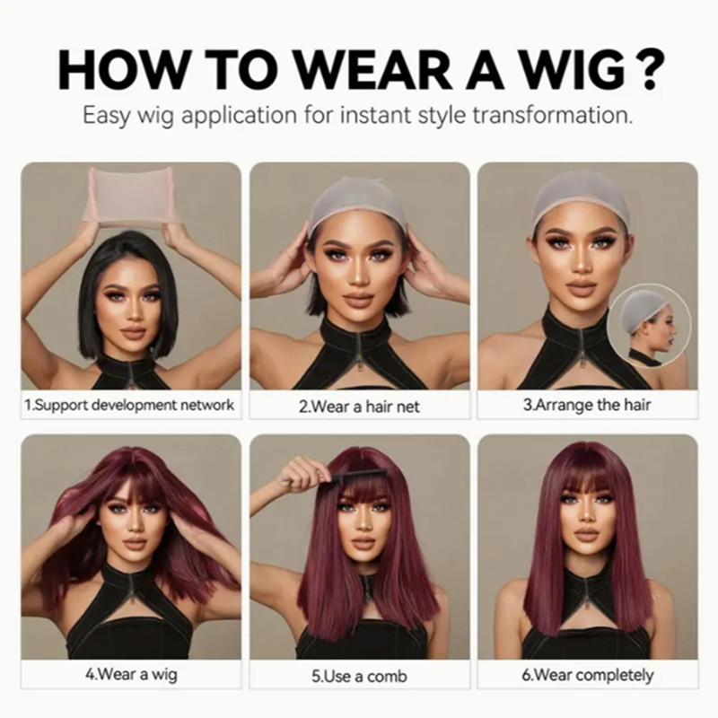 Professional Womens Dark Brown Long Straight Human Hair Wigs With Layers
