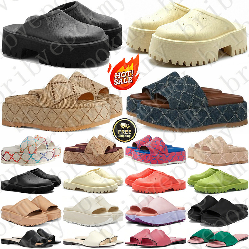 Designer sandals clogs heels slippers slides clog shoes for mens famous womens sandal flats mules sandale Flip Flops top discount