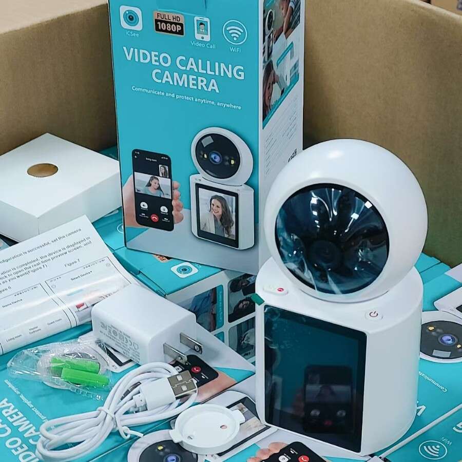 2.8-inch AI bidirectional visual monitoring camera, home mobile phone remote high-definition intercom call display screen