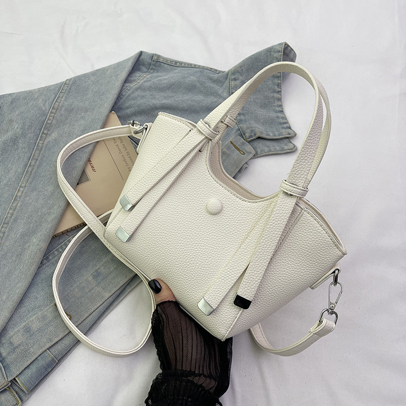 Fashionable new bucket simple shoulder fashionable design crossbody bag, trendy