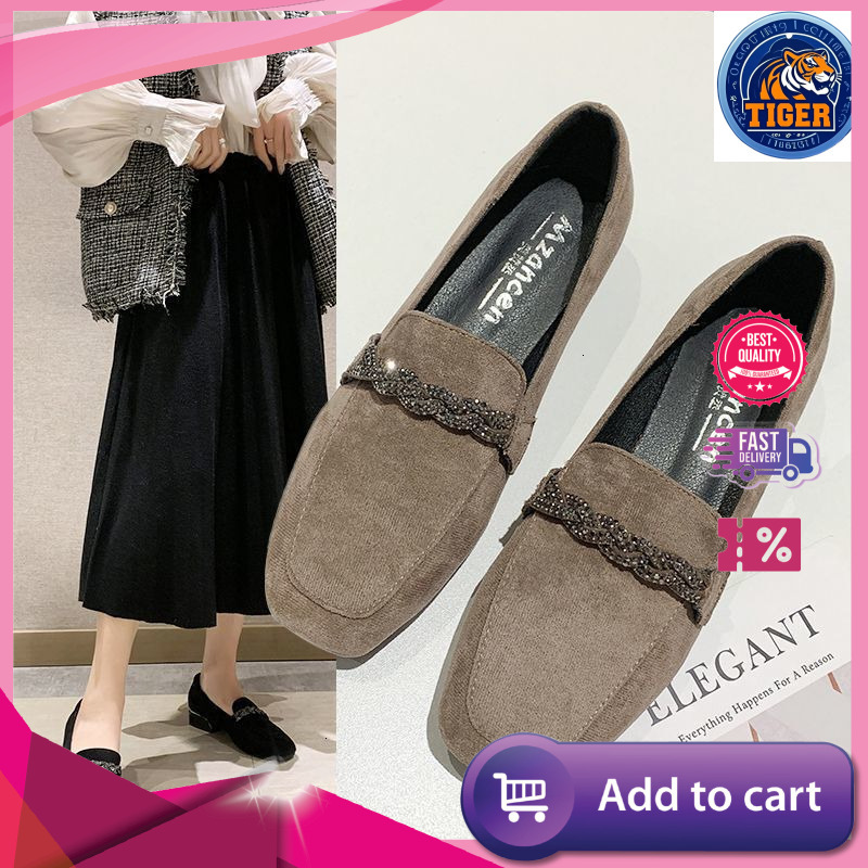 Ddmytiger New Genuine Single Shoe Soft Sole British Style Small Leather Flat Bottom Spring And Autumn Versatile Women S Le Fu Shoes Outdoor Shoes