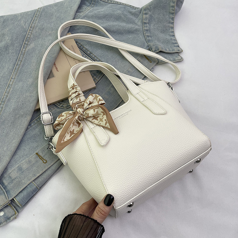 New women's crossbody portable bucket casual large capacity vegetable basket bag, trendy