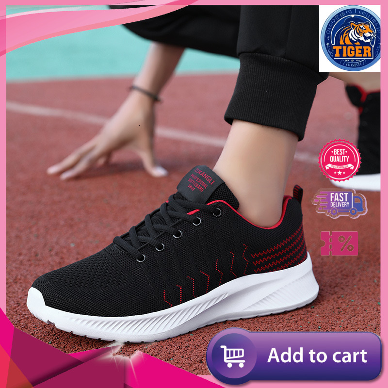 Ddmytiger Mesh Breathable Sports Soft Lightweight Running Men S Thick Sole Comfortable Casual Travel Shoes Outdoor Shoes