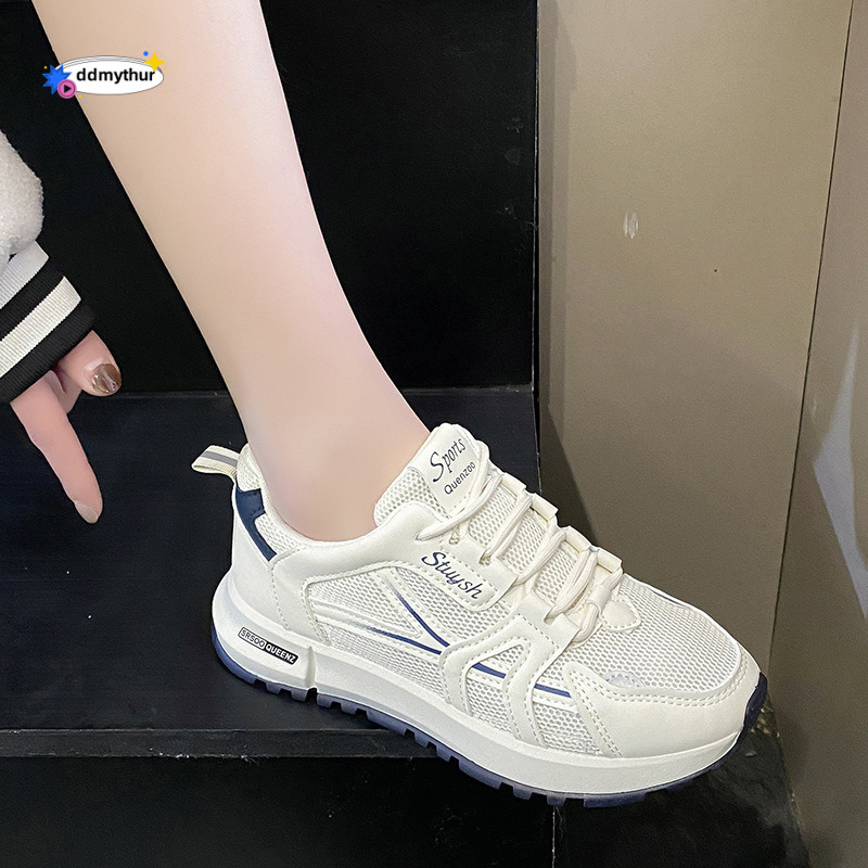 2024 New Summer Forrest Gump Shoes Female Students Soft Sole Mesh Putian Little White Middle School Entrance Examination Sports Exam Running ddmythur
