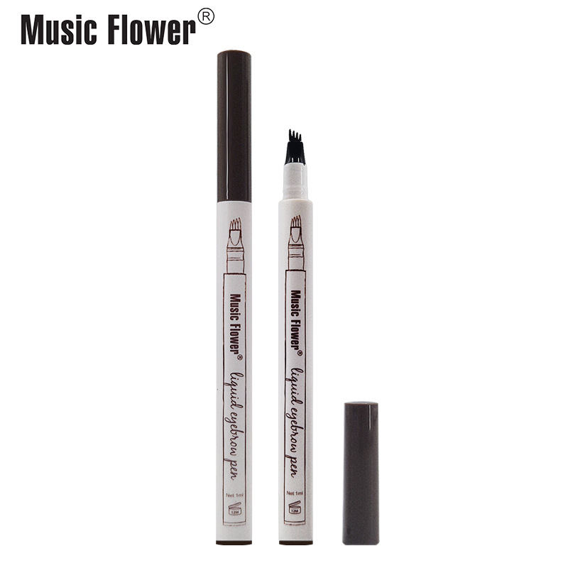 Four-headed Ultra-fine Carving Waterproof Eyebrow Pencil
