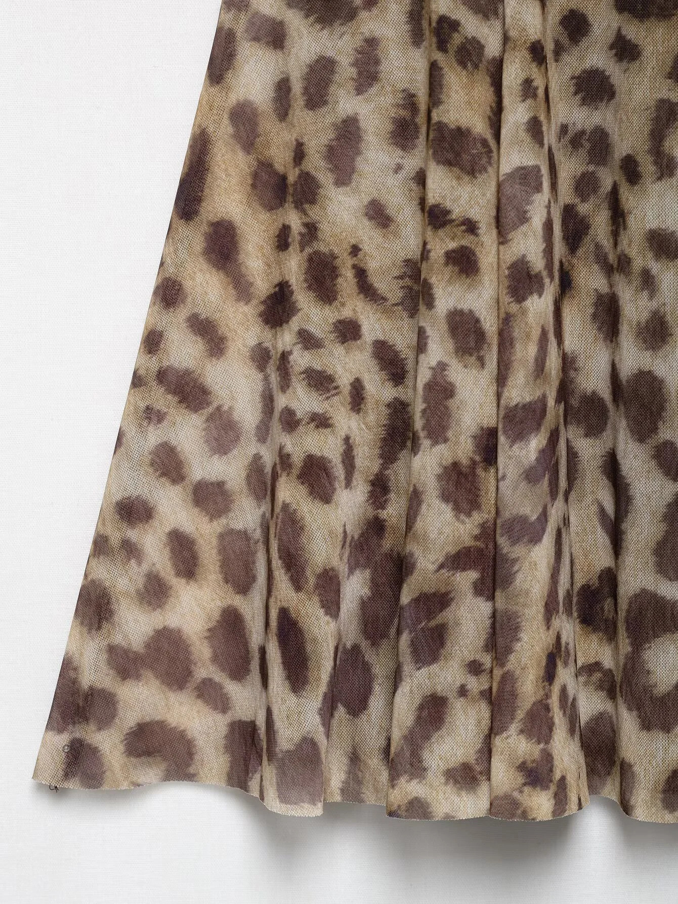 DEEABAE Summer Sweet And Spicy Leopard Print Silk Mesh Vneck Backless Camisole Dress For Women 250513