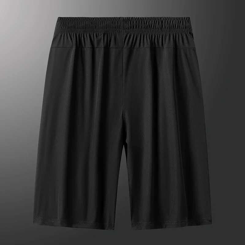Mens Plus Size Casual Shorts 6XL 7XL Big Size Gym Shorts Mens Ice Silk Stretchy Summer Beach Short Pants Quick Dry Breathable Z250513
