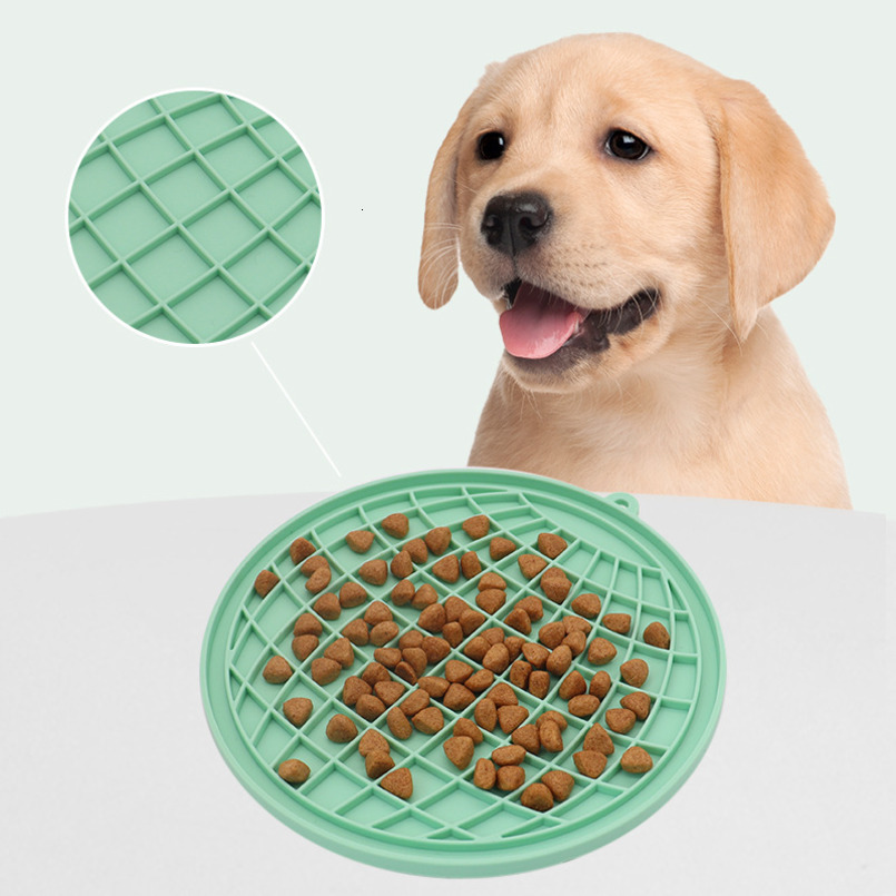 Food Grade Silicone Dog Food Pet Licking Pad Choking Slow Food Anti Slip Suction Cup Cat Supplies