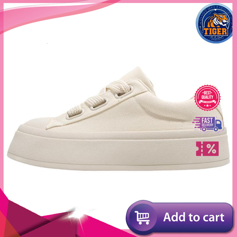 Ddmytiger Thick Soled White Shoes For Women In The Summer Of Fashionable And Casual Board Versatile Student Canvas Instagram Trendy Outdoor Shoes