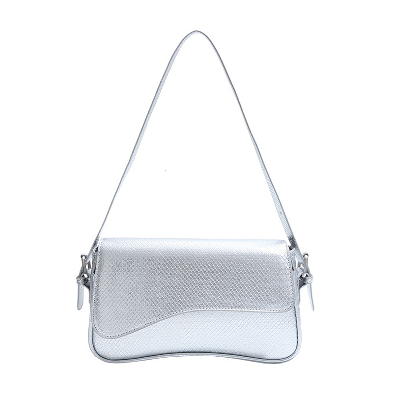 Designer Pack Versatile Soft Leather Handbag New Fashionable Single Shoulder Crossbody Personalized Korean Edition Snake Pattern Small Square Bag Free