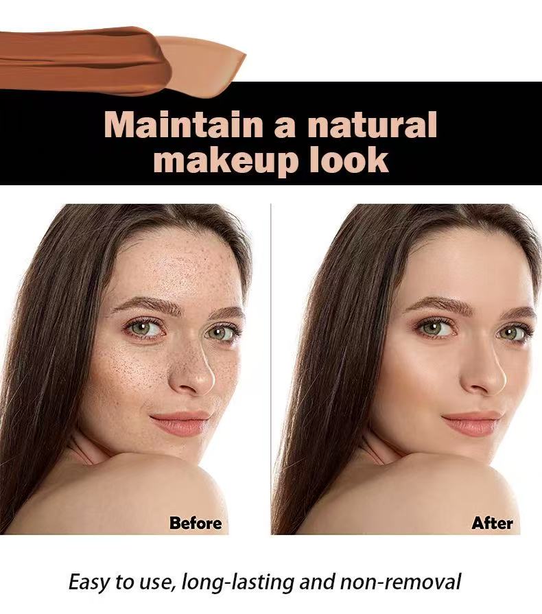 Fit Color Full Coverage Makeup Creamy liquid Foundation 30ml 8 color Shades Waterproof Concealer Primer Highlighter fond de teint base Silky Smooth Hi