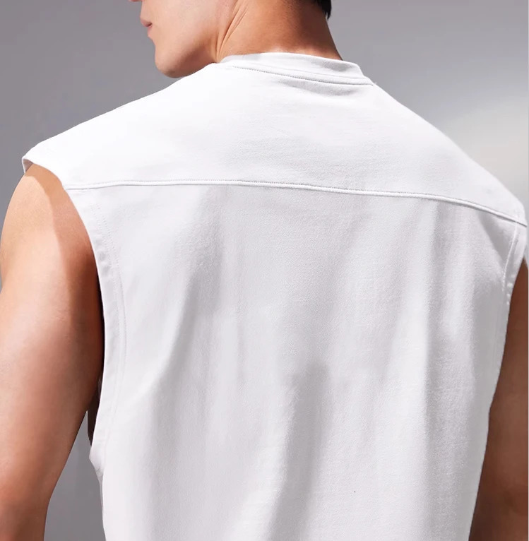 Mens stylish sports vest sleeveless fitness wear suitable for summer daily gym training China size 250513