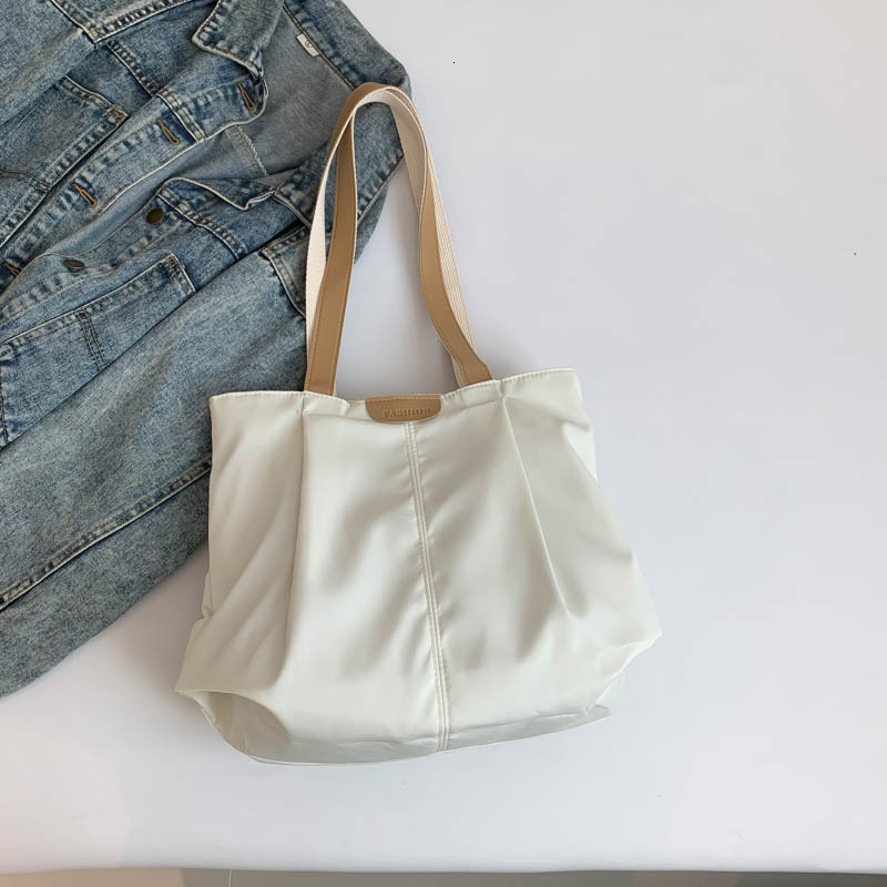Free Delivery Designer Bag Capacity Women's Fashionable Waterproof Oxford Handheld Single Shoulder Large Casual Versatile Simple Cloth Bag Luxury