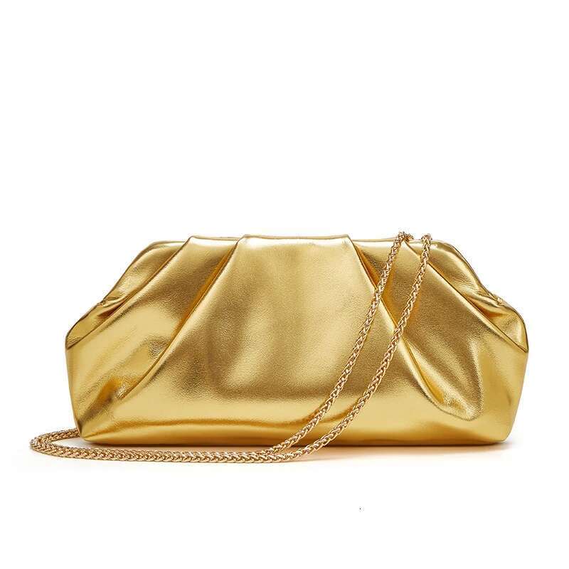 Folded Cloud For Women, New Foreign Trade Style, Trendy Sier Handbag, Versatile Ins Chain Crossbody Bag