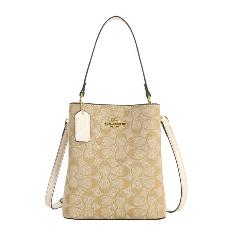 2025 Autumn/Winter New Bucket Women's Fashion Printed Handbag Versatile Large Capacity Shoulder Bag