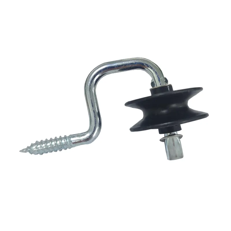 Self-tapping Farm Electric Fence Wood Post Insulators, Screw-in Corner Polyrope Insulators, Anchors Corner Insulators