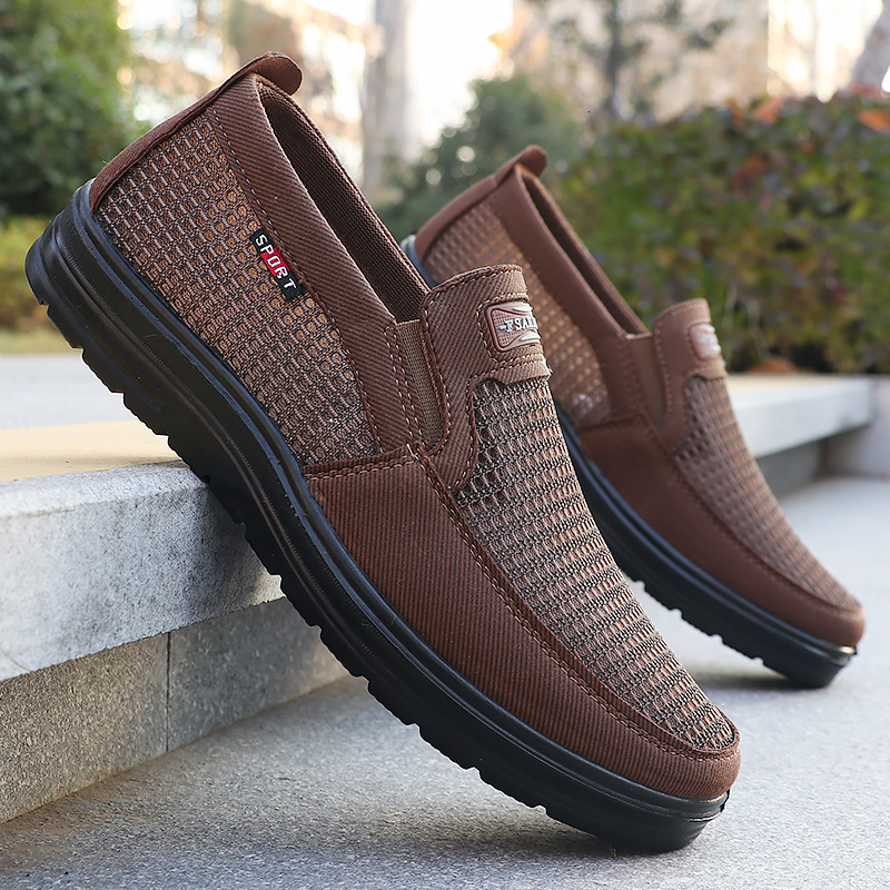 Summer Mesh Plus Size New Style Casual Shoes Men S Shoes Breathable One Foot Casual Polyurethane Cloth Shoes Ddmysaturn