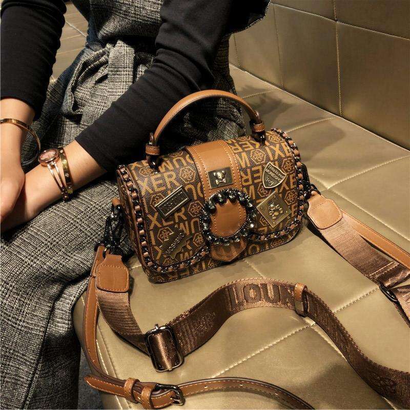 Crossbody for Women New Style Casual Handheld Small Square Bag Genuine Leather Enthusiast 2025