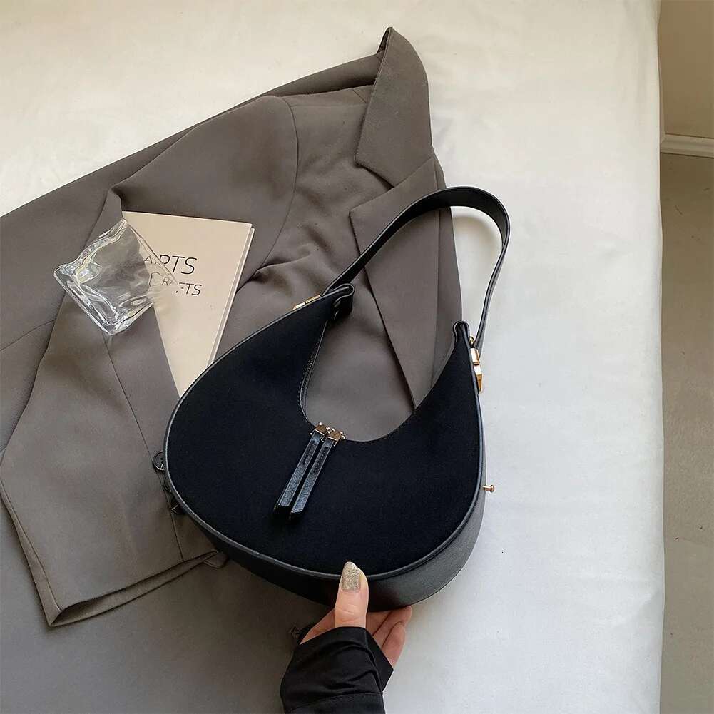 Women's Faux Suede Tote Bag with Large Capacity for Party