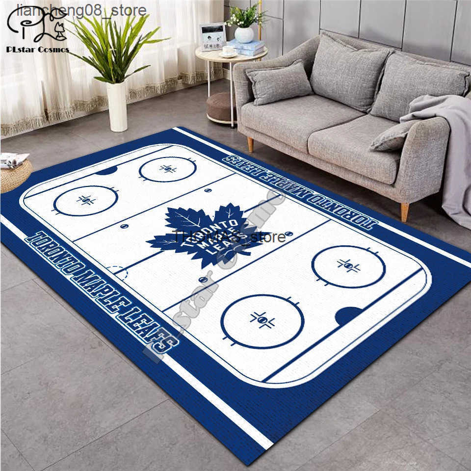 Carpets ice hockey carpet Anti-Skid Area Floor Mat 3D Rug Non-slip Mat Dining Room Living Room Soft Bedroom Mat Carpet style-03 L240910 Q250513
