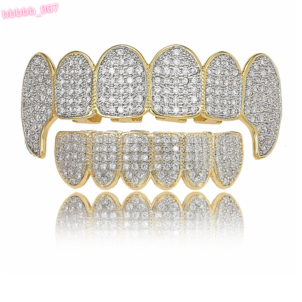 BES Custom Made Personalized 925 Silver VVS D Moissanite Diamond Mens Hip Hop 14k White Gold Plate Grillz Teeth Hip Hop Jewelry