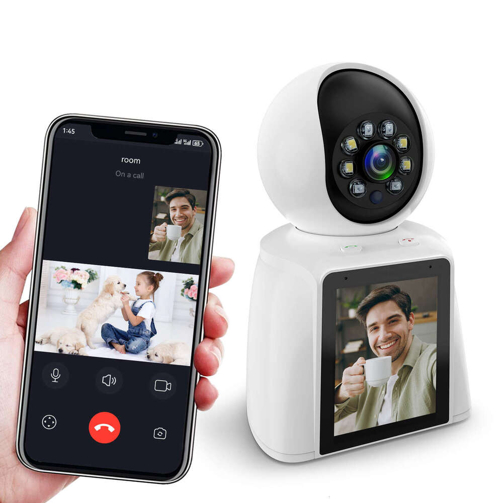 New 2.8-inch ai two-way visual surveillance camera home phone remote HD video intercom call display.