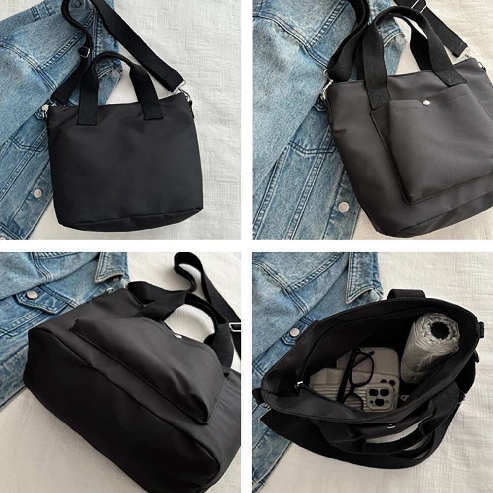 Large Capacity Commuter Messenger Casual Fashion Simple Everything Tote Academy Girls Crossbody Bag Zwq