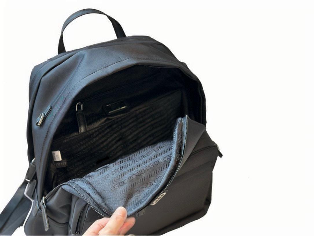 Backpack for men and women, environmentally friendly nylon cloth travel bag, backpack with large capacity