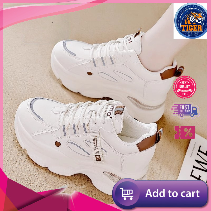 Ddmytiger Dad Women S New Soft Bottom Anti Slip Versatile Fashion Comfortable Sports And Leisure Shoes With Increased Height For Outdoor Shoes