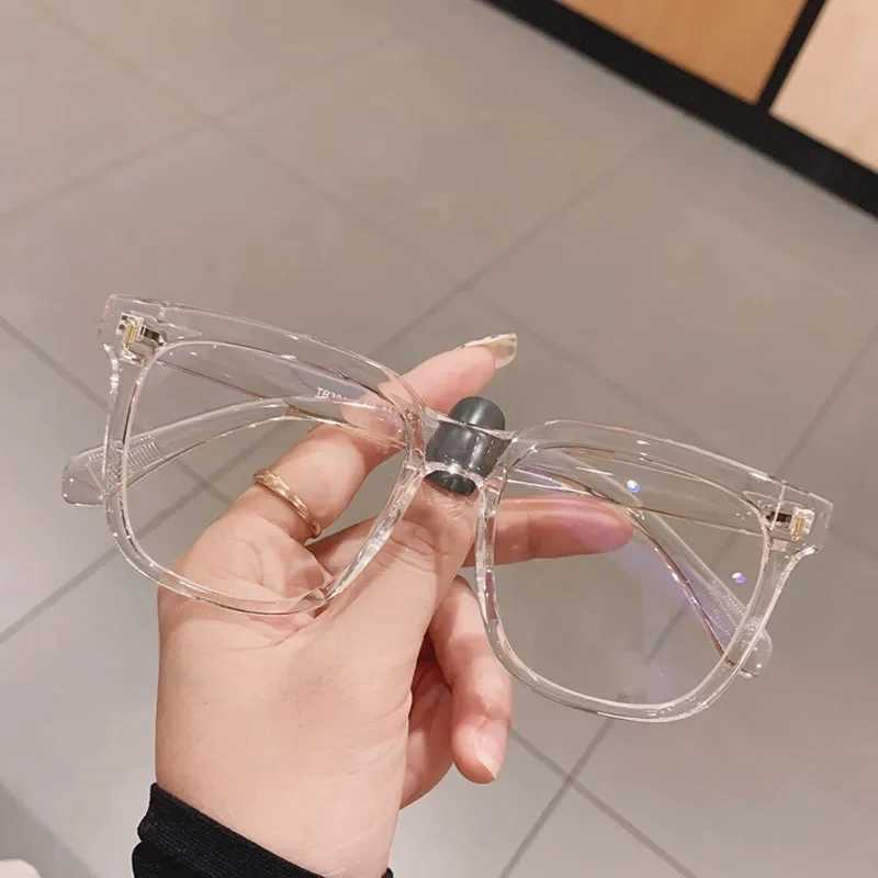 Oversized Myopia Glasses Women Men Big Frame Blue Light Blocking Eyewear Shortsight Diopter Lens Luxury Prescription Eyeglasses W250513