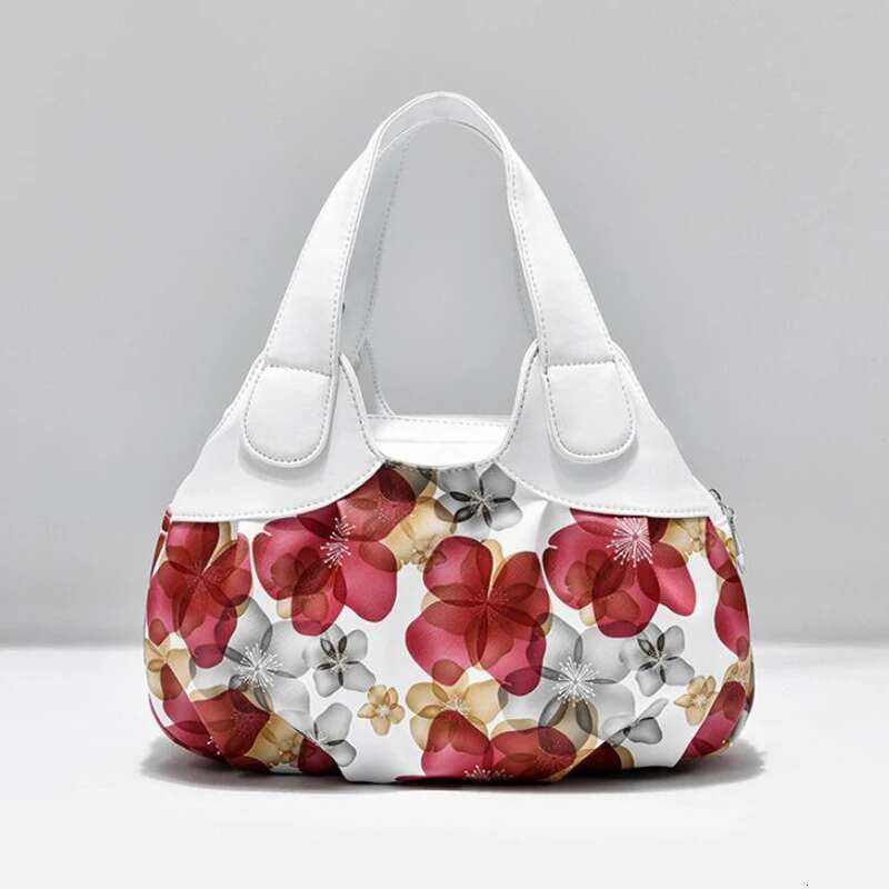 Flower Design Top-handle Ladies Handbag Women Shoulder Bags PU Leather Messenger Purse Bag Female Tote sac a main