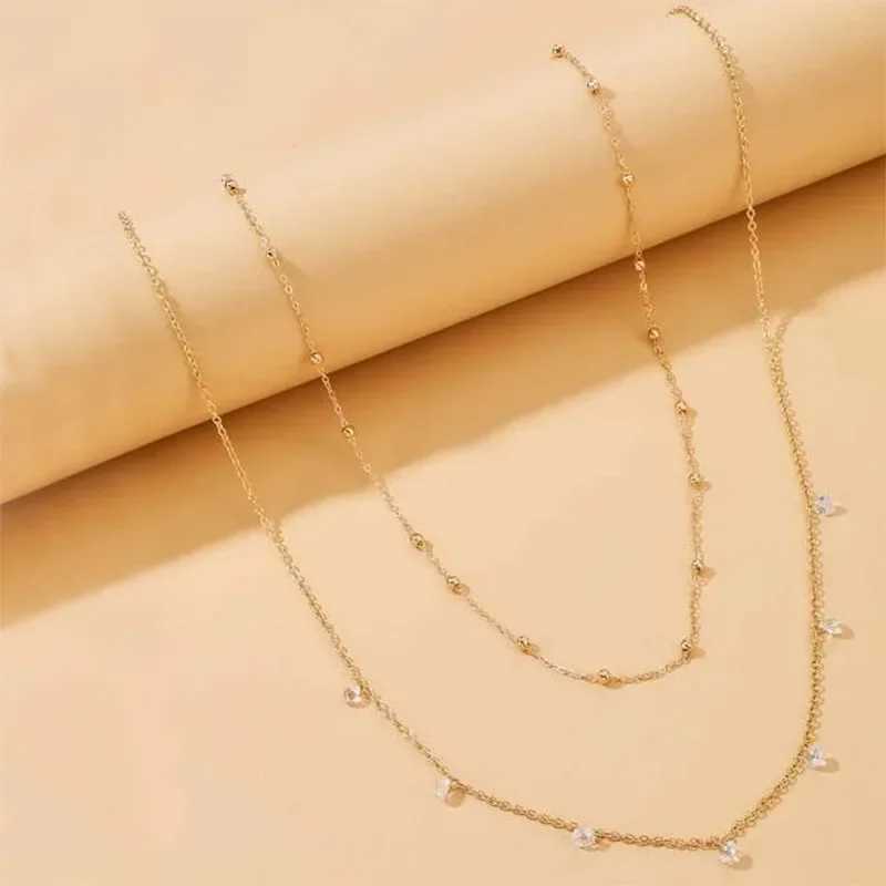 Classic Retro Cute Water Droplet Waist Belly Chain for Women Summer Beach Sexy Simple Body Chain Vacation Jewelry AccessoriesT250513