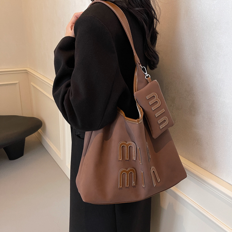 Free Shipping Vintage Suede Underarm Bag - Designer Retro Crossbody Purse for Women, 2025 Chic Shoulder Bag