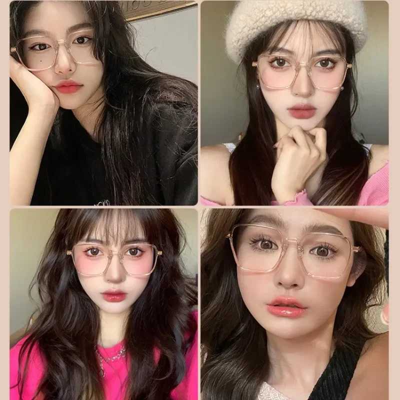 Womens Trendy Photochromic Myopia Glasses Outdoor Color Changing Sunglasses Luxury Square Short-sighted Minus Diopter Eyewear W250513
