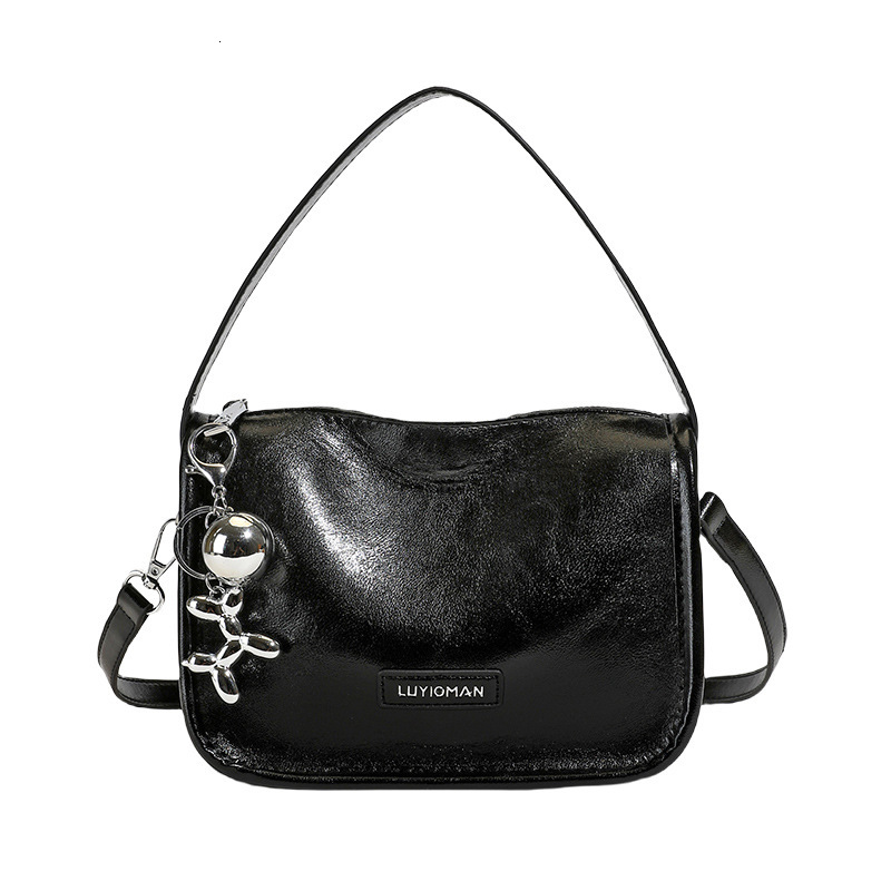 Texture Single Underarm 2025 New Cross Shoulder Fashion Handheld Small Square Bag