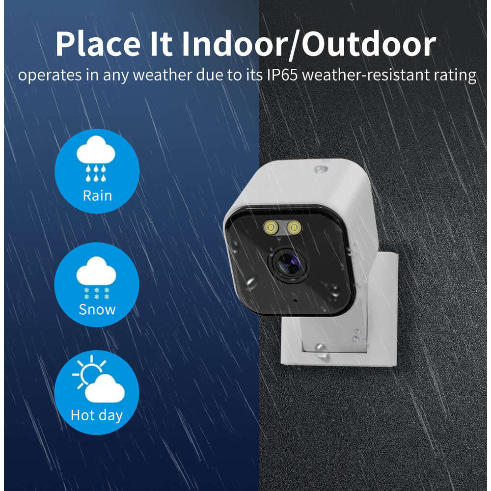 New 4 million WiFi surveillance camera magnetic waterproof wide-angle baby monitor