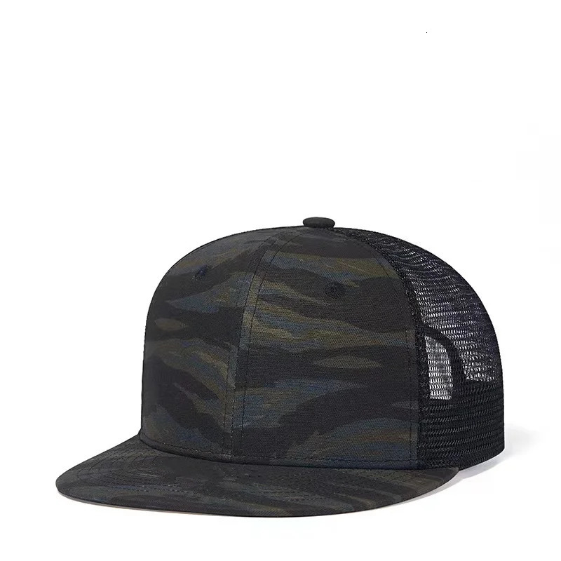 Fashion Camouflage mesh cap Cotton Hats flat Trucker caps Spring Summer Men Women Baseball Cap sun hats gorras 250512