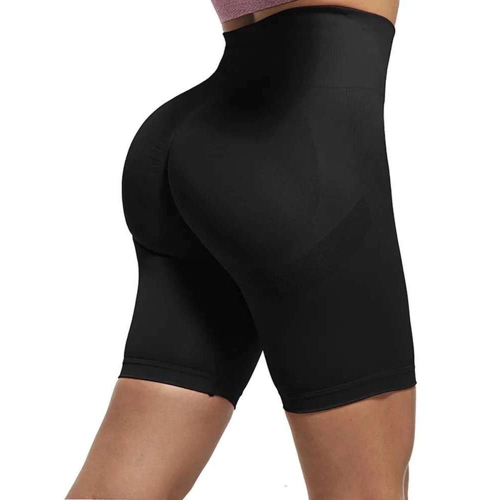 Yoga Women Fiess High Waisted Sports Seamless Push Up Butt Snorts Summer Workout Gym Shorts