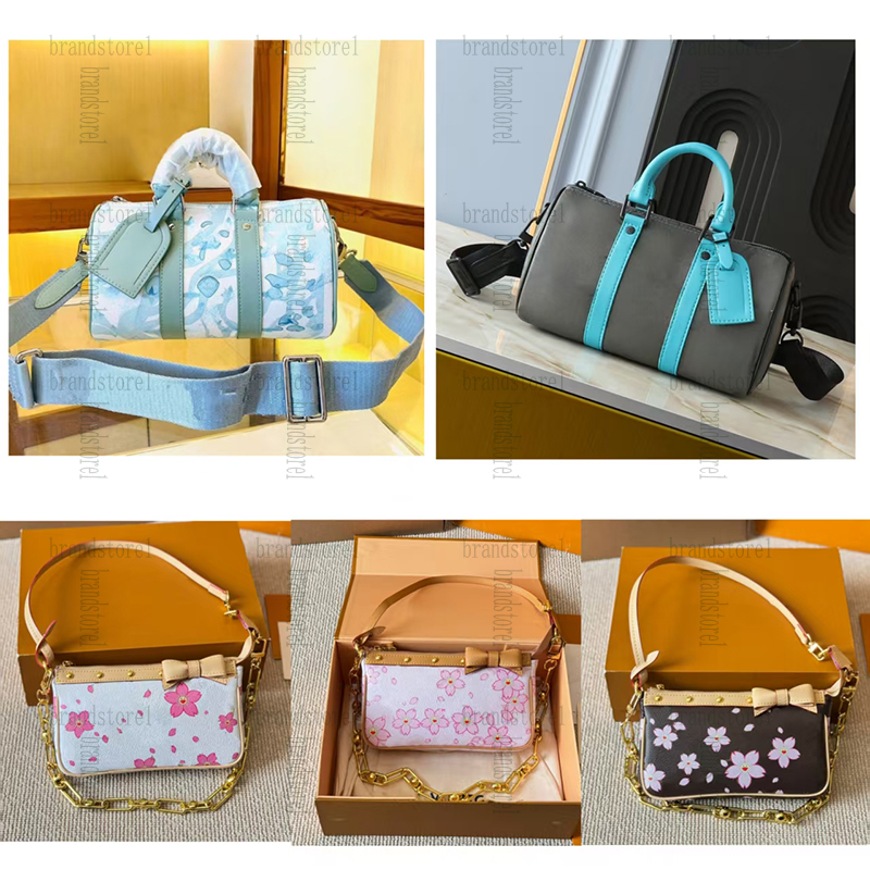 Classic Floral Pillow Bag NanoTrendy Versatile Single Shoulder Slant Crossbody Women's Bag With Logo Fashionable Handbag