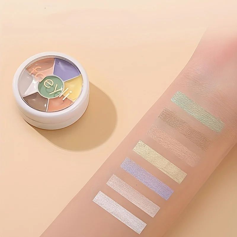 Multifunction Concealer Palette Matte Contour Concealer With Brush Covering For Dark Circles Concealer Cream Makeup Cosmetics 250512