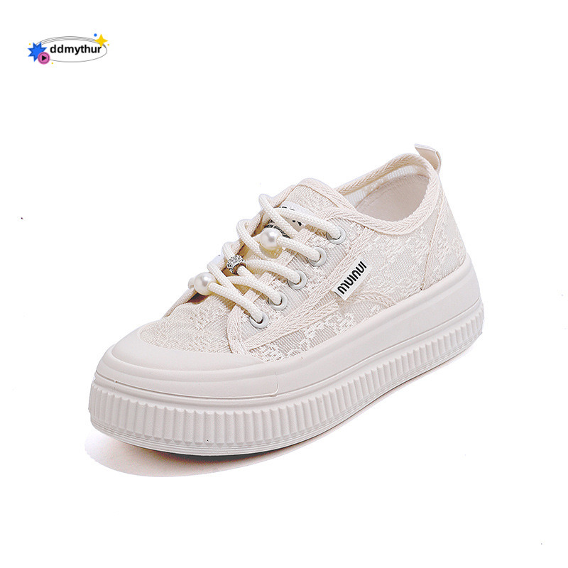 Mesh breathable white female students Korean version 2025 summer new versatile and fashionable sports board shoes for women 2639 ddmythur