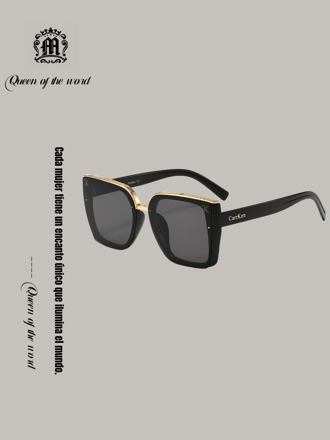 queen of the word 2 Women's European and American fashion large frame sunglasses, UV protection, advanced outdoor driving sunglasses, outdoor sun
