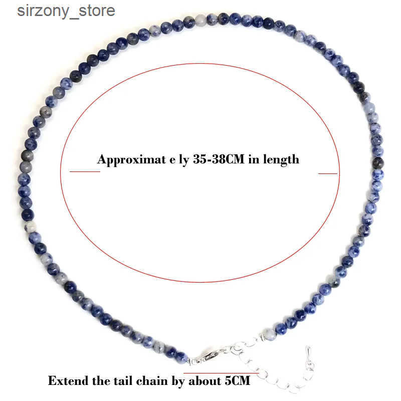 4mm Small Seed Bead Choker Necklace Handmade Natural Stone Opal Agate Crystal Necklace Bohemia Men Women Jewelry LOVERS Gift z250513UBGC