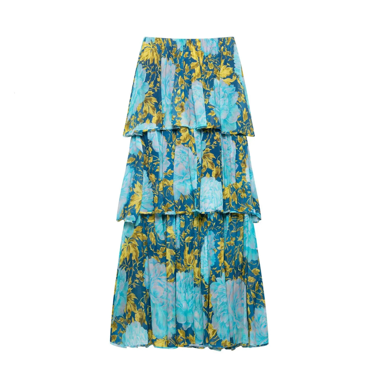 UNIZERA womens fashionable and casual strapless printed dress with temperament summer style 250513