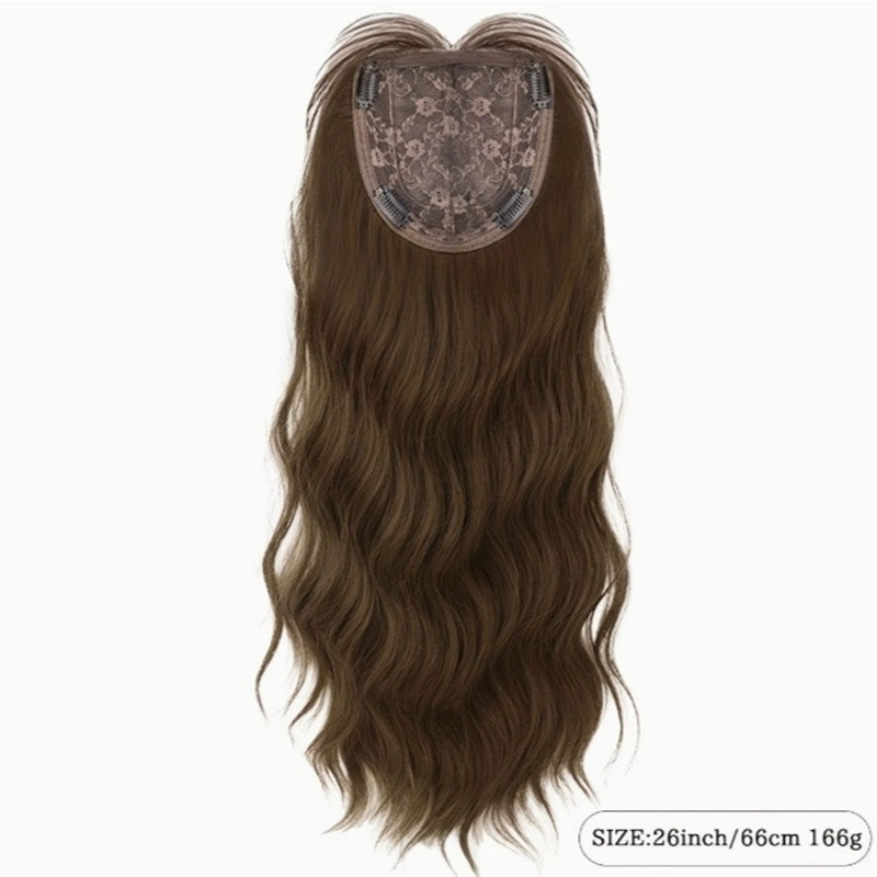 Long-Straight Womens Hair Replacement Patch Ideal Solution For Thinness Or Loss