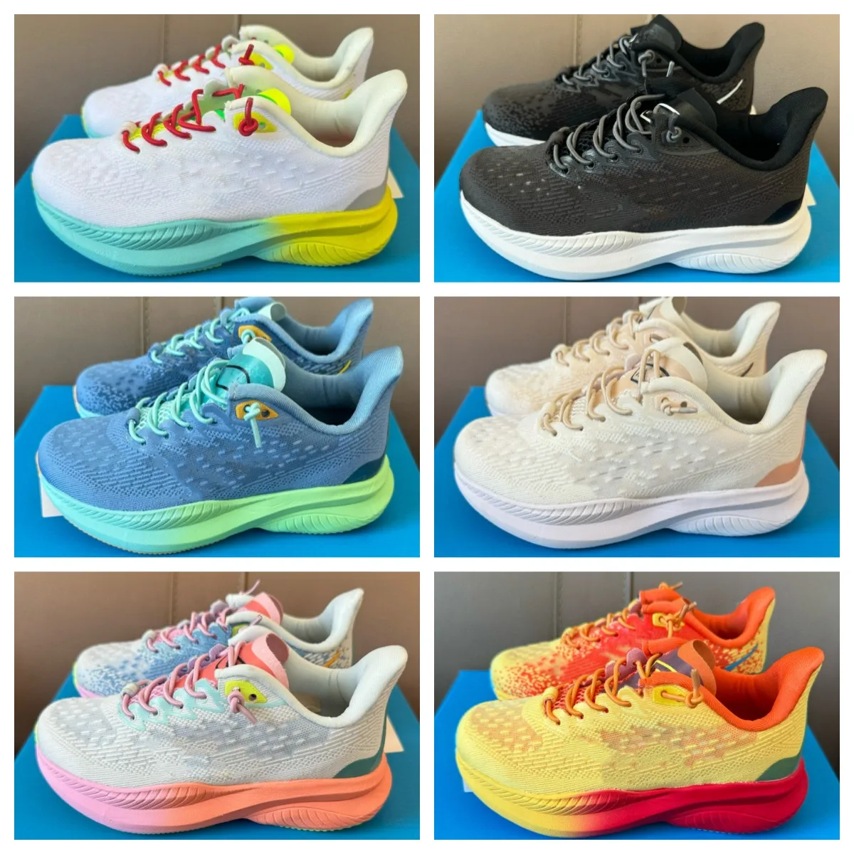 Kids shoes HK 6s Toddler running shoes Sneakers black Stone Blue Dark Citron Free People Girls Boys shoe Designer youth Runner breathable Outdoor Trainers