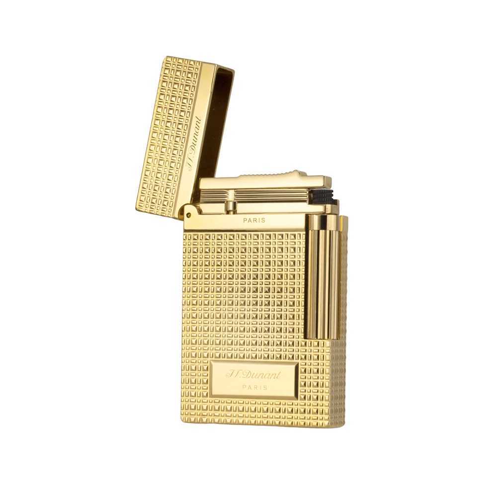 2025 New D Lighters Brass Refill Gas Smoker Cigarette Accessories Tobacco Cigar Tool Man Gifts Collection Diamond Open Sound Y250513