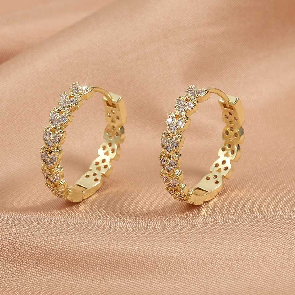 ZAKOL Elegant Micro Paved Zircon Big Hoop Earring for Women Luxury Bridal Wedding Engagement Party Jewelry Y250510