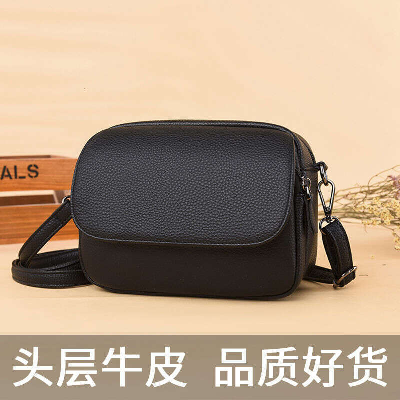 Genuine top layer cowhide 2025 new fashionable and versatile soft leather trendy women's shoulder crossbody small bag